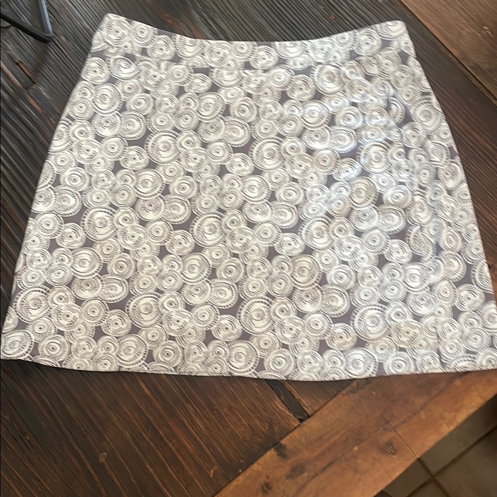 Peter Miller Taupe and white Skort
